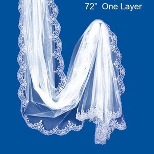 Casablanca Veil Cathedral length